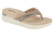 Sandália Modare Nude 7151.134.28999.94072, estilo chinelo com detalhes em strass e sola confortável.