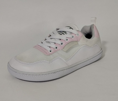 Tenis barefoot Jaguar en Eco Cuero - Blanco Rosado - comprar en línea