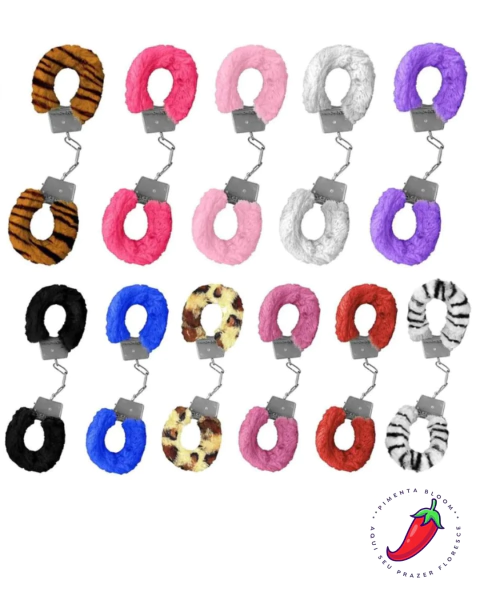 Algemas de Metal Revestida com Pelúcia Fur Love Cuffs - comprar online