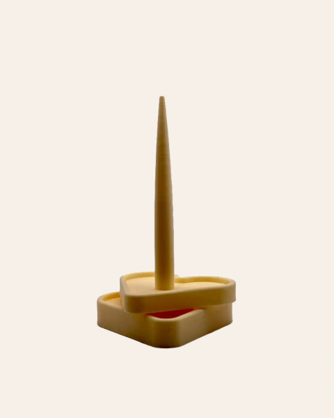 Porta ovillo giratorio corazón - tienda online