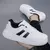 Tênis Skate de couro masculino tendência casual, de solas grossas - Chic Estyle
