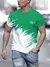 Camiseta masculina manga curta tripulação pescoço casual pulôver ao ar livre