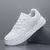 Tênis Skate de couro masculino tendência casual, de solas grossas - comprar online