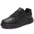 Imagem do Tênis Skate de couro masculino tendência casual, de solas grossas