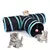 Túnel dobrável para gatos, brinquedo para gatos