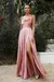 Vestido largo de Satin
