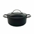 CACEROLA OLLA 24 CM HUDSON TOTAL BLACK 4 MM INDUCCION