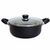 CACEROLA 22 CM NEGRO ANTIADHERENTE HUDSON
