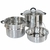 OLLA COLAPASTA VAPORIERA 3 EN 1 ACERO INOXIDABLE 5 L HUDSON ACERO