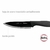 CUCHILLO CHEF 6 HUDSON LÍNEA BASIC ACERO INOXIDABLE NEGRO - comprar online