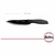 CUCHILLO CHEF 6 HUDSON LÍNEA BASIC ACERO INOXIDABLE NEGRO - De todo bazar max