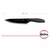 CUCHILLO CHEF 7 HUDSON LÃNEA BASIC ACERO INOXIDABLE NEGRO en internet