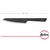 CUCHILLO CHEF 8 HUDSON LINEA DESIGN ACERO INOXIDABLE NEGRO en internet