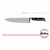 CUCHILLO CHEFF 8 HUDSON LINEA PROFESSIONAL ACERO INOXIDABLE PLATEADO - De todo bazar max