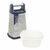 RALLADOR 4 CARAS HUDSON ACERO INOXIDABLE CON CONTENEDOR ACERO INOXIDABLE RAC01 en internet