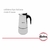 CAFETERA TIPO ITALIANA HUDSON DE ACERO INOXIDABLE 9 POCILLOS PLATEADO - comprar online