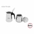 CAFETERA TIPO ITALIANA HUDSON DE ACERO INOXIDABLE 9 POCILLOS PLATEADO - De todo bazar max