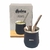 SET MATE ACERO INOX C/BOMBILLA VASO NEGRO - comprar online