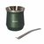 SET MATE ACERO INOX C/BOMBILLA VASO VERDE en internet