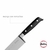 Imagen de SET 4 CUCHILLOS HUDSON LINEA PROFESSIONAL ACERO INOXIDABLE NEGRO
