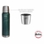 TERMO A INOX VERDE DOBLE PARED CON TAPON PUSH 1000ML - tienda online