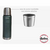 TERMO HUDSON ACERO INOX VERDE DOBLE PARED C/TAPON PUSH 750ML - comprar online
