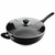 WOK 32 CM ANTIADHERENTE NEGRO CON MANGO Y ASA - HUDSON