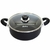 CACEROLA 22 CM NEGRO ANTIADHERENTE HUDSON - tienda online