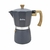CAFETERA ALUMINIO HUDSON GRIS ESTILO ITALIANA 9 TAZAS