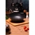 Imagen de WOK DE ALUMINIO NEGRO ANTIADHERENTE TOTAL BLACK 28 CM