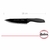 CUCHILLO CHEF 7 HUDSON LÃNEA BASIC ACERO INOXIDABLE NEGRO - tienda online