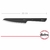 CUCHILLO CHEF 8 HUDSON LINEA DESIGN ACERO INOXIDABLE NEGRO - tienda online