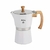 CAFETERA HUDSON 6 TAZAS MANUAL BLANCA ITALIANA INDUCCION