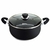 Imagen de CACEROLA 26 CM ANTIADHERENTE NEGRO HUDSON