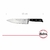 CUCHILLO CHEFF 7 HUDSON LINEA PROFESSIONAL ACERO INOXIDABLE PLATEADO - comprar online