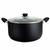 CACEROLA 28 CM ANTIADHERENTE NEGRO HUDSON