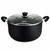 CACEROLA 28 CM ANTIADHERENTE NEGRO HUDSON - comprar online