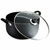 CACEROLA 28 CM ANTIADHERENTE NEGRO HUDSON - De todo bazar max