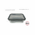CONTENEDOR VIDRIO HERMETICO C/TAPA 1520ML 22.0X16.4X6.6CM HUDSON