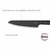 CUCHILLO PROFESIONAL CHEF 6 HUDSON LÃNEA DESIGN ACERO INOX NEGRO - comprar online
