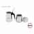 CAFETERA TIPO ITALIANA HUDSON DE ACERO INOXIDABLE 9 POCILLOS PLATEADO - comprar online
