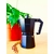 CAFETERA ITALIANA CON 2 VASOS HUDSON TOTAL BLACK INDUCCIÃ“N NEGRO - tienda online