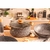 CACEROLA HUDSON GRANITO STONE 24CM ANTIADHERENTE INDUCCION GRIS - comprar online