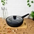 WOK 32 CM ANTIADHERENTE CON MANGO Y TAPA HUDSON DAILY NEGRO - comprar online