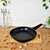 BIFERA PLANCHA 26 CM ANTIADHERENTE HUDSON DAILY NEGRO - comprar online