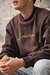 MOLETOM CARECA MARROM