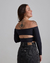 BODY OMBRO A OMBRO - preto - comprar online