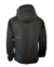 Campera Negra Abrigada Con Capucha, Bolsillos - ennerre