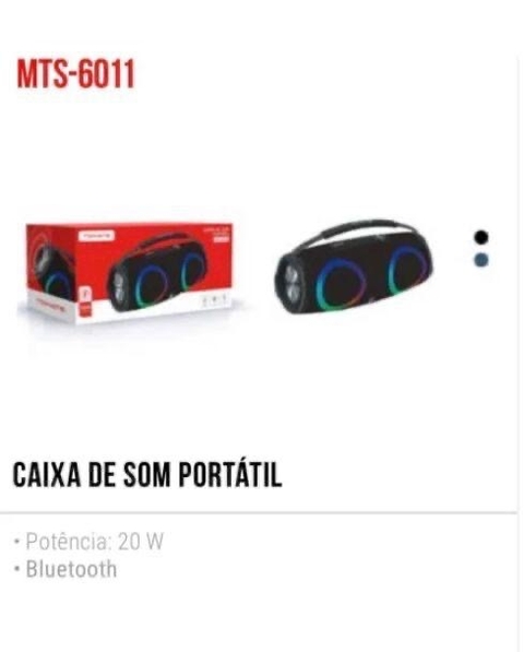 Caixa de som Portátil