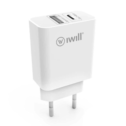 Fontes para carregador iwill para iPhones entrada USB - c e somente tipo c Garantia 2 anos